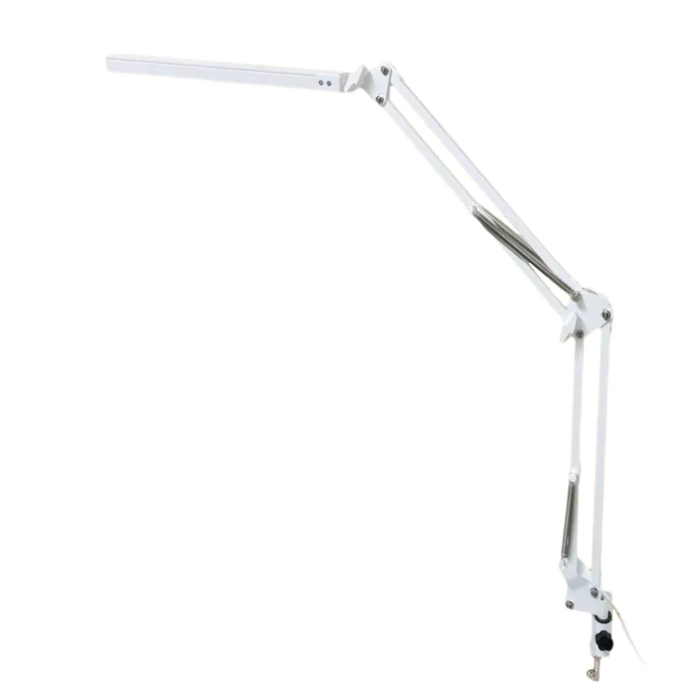 

3 Lighting Modes LED Desk Lamp with Clamp Dimmable Eye-Caring Folding Clip on Light Adjustable Clip Portable Swing Arm Desk Lamp