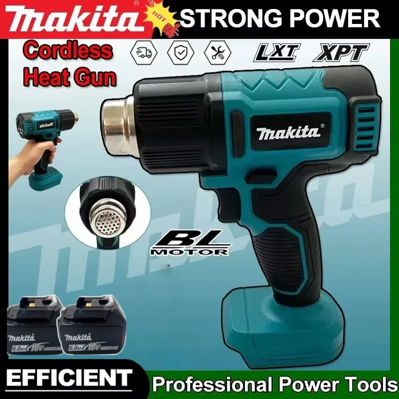 

Makita Handheld Control Heat Gun with LED Display 550°C Temperature Soldering Thermal Blower Tool