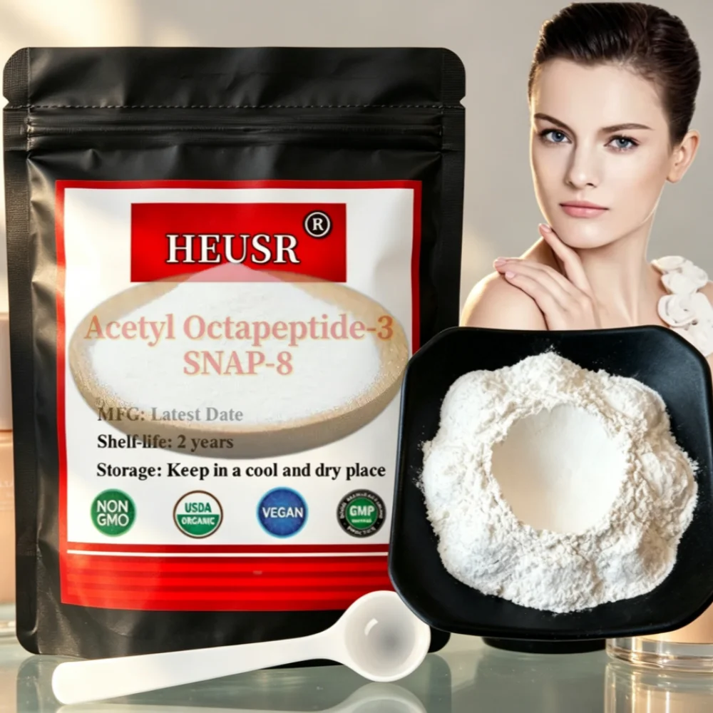 

Cosmetic Grade Acetyl Octapeptide-3 Powder Snap-8 Peptide Anti-wrinkle Material Promote Collagen Production Factory Dire