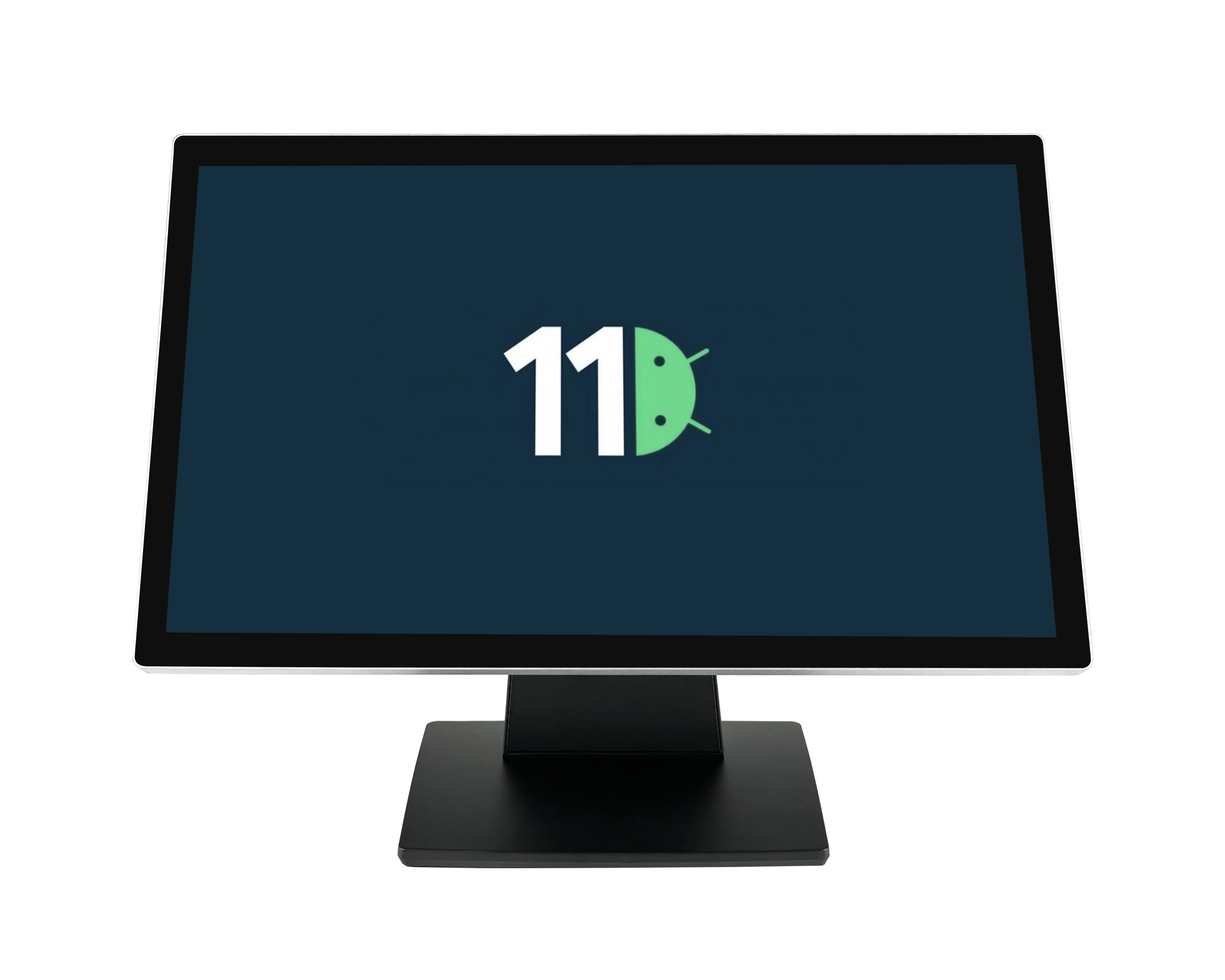 شاشة كبيرة مقاس 18.5 بوصة/ 21.5 بوصة تعمل باللمس POS محطة الكل في واحد، جسم من سبائك الألومنيوم، WIN10/11 Android 11-14 Google GMS