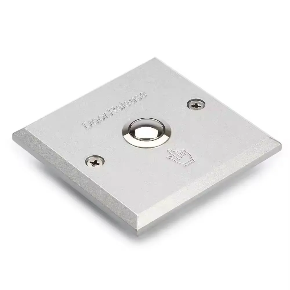 10pcs Exit Button For Access Control ,Aluminium Alloy Door Release ,Dim: 86Lx86Wx20H(Mm)