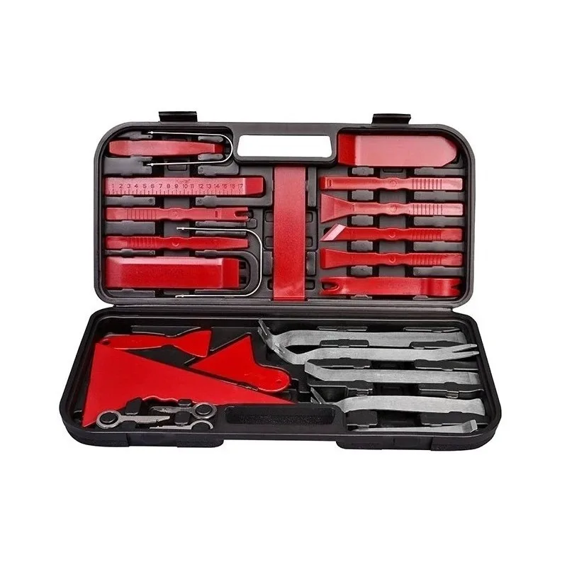 36Pcs Car Disassembly Tool Set Interior Pry Plate Scraper Kit for Stereo Instrument Film Installation and Removal