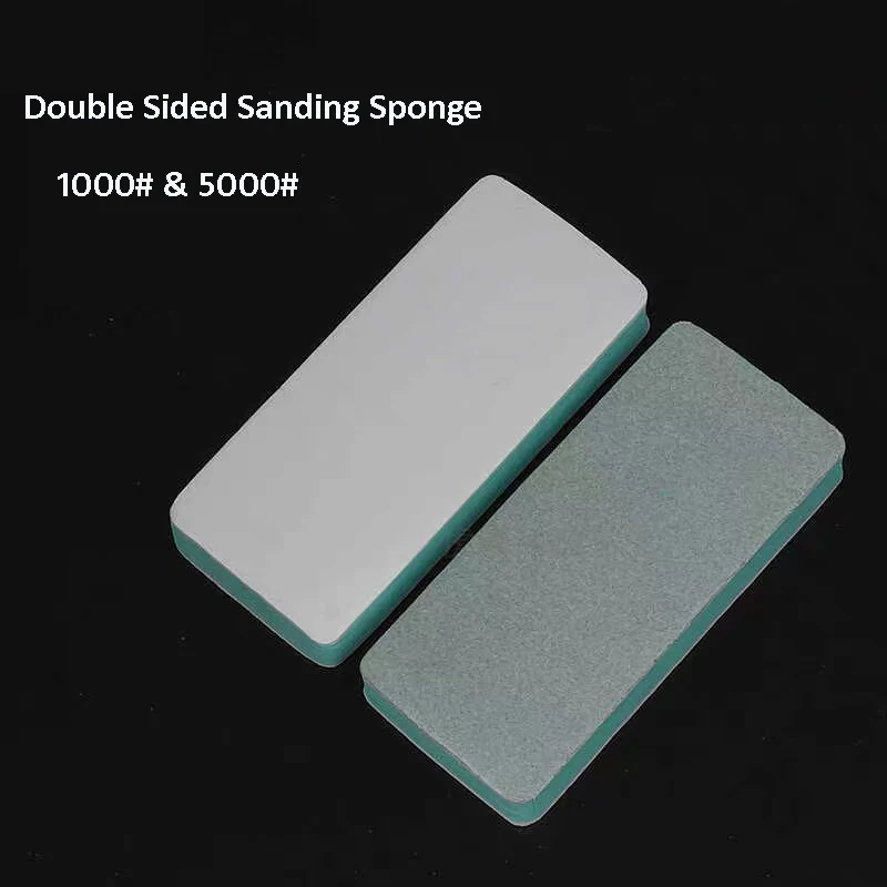 

Double Sided Sanding Sponge 1000# & 5000 #Grit Multifunctional Reusable Hand Sander Blocks for Watch Strap Nail Polishing