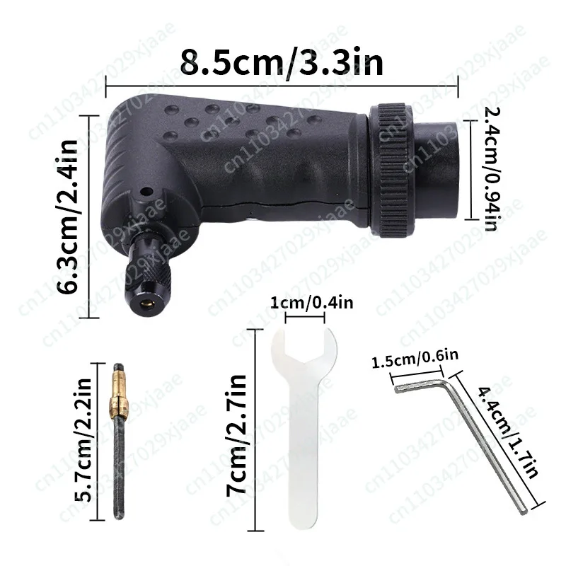90° Grinding Bend Right Angle Converter Auxiliary Accessory for Small Electric Grinder