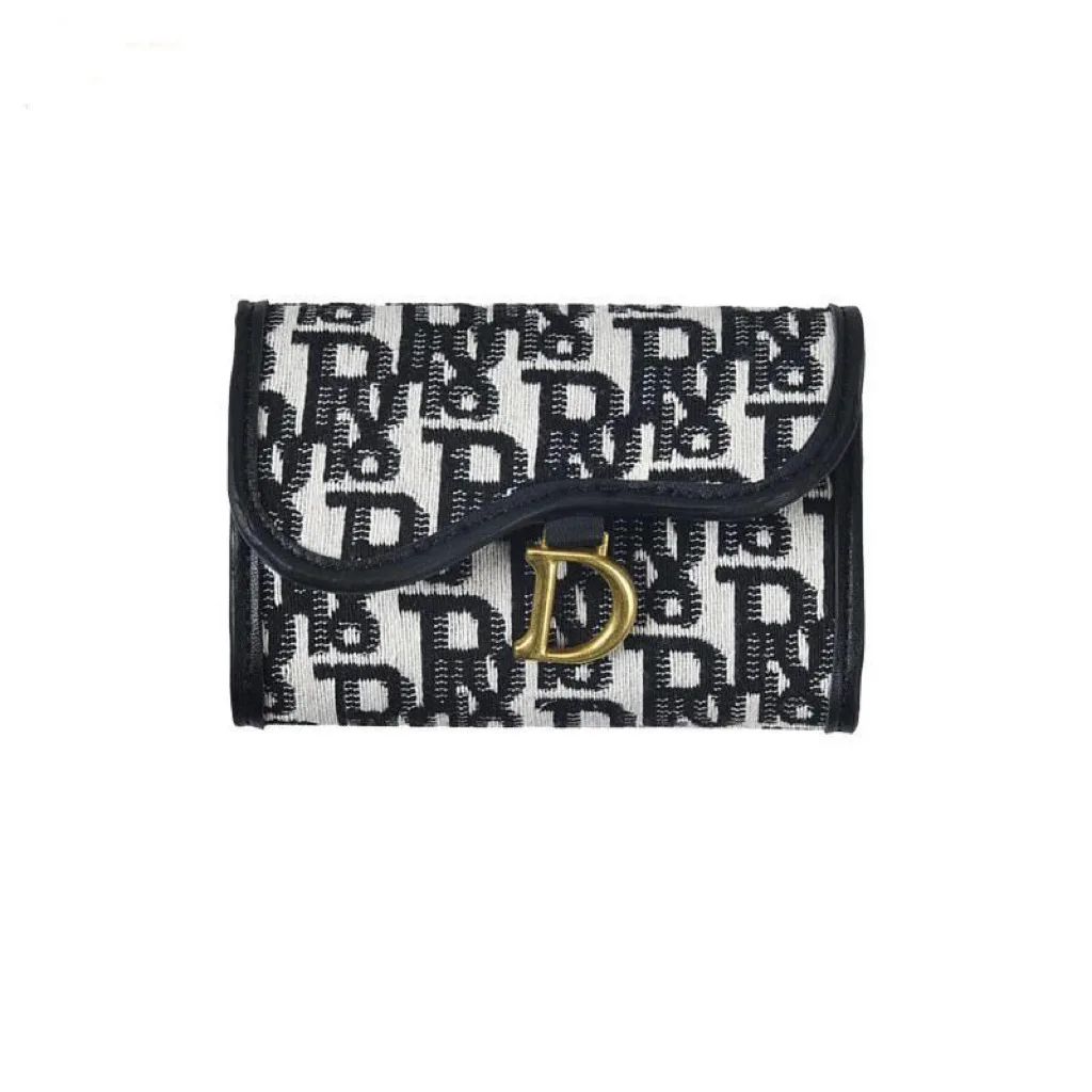 Diebstahlsichere und antimagnetische Kartentasche für Damen, kurze Geldbörse mit großem Fassungsvermögen, Organ und mehreren Schlitzen