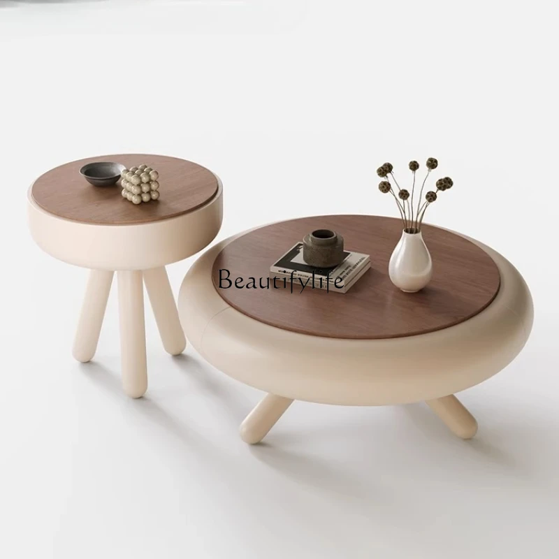 

* Журнальный столик для маленькой квартиры, гостиной, дома, простой современный бревенчатый ветер, комбинация размеров