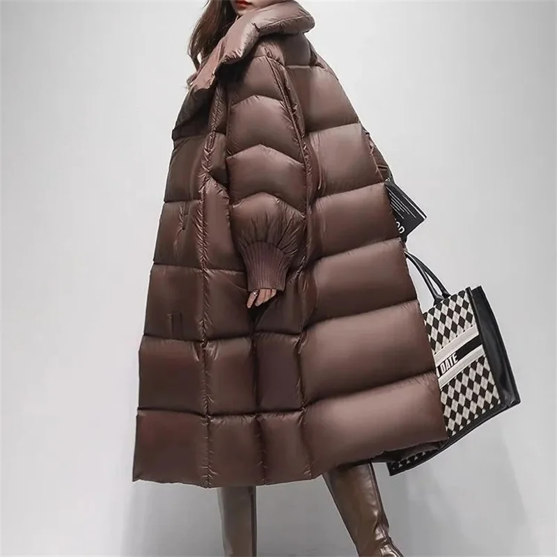 

Новая зимняя модная пуховая хлопковая куртка, женские парки, длинное хлопковое стеганое пальто, женская повседневная универсальная верхняя одежда, корейская верхняя одежда, топ