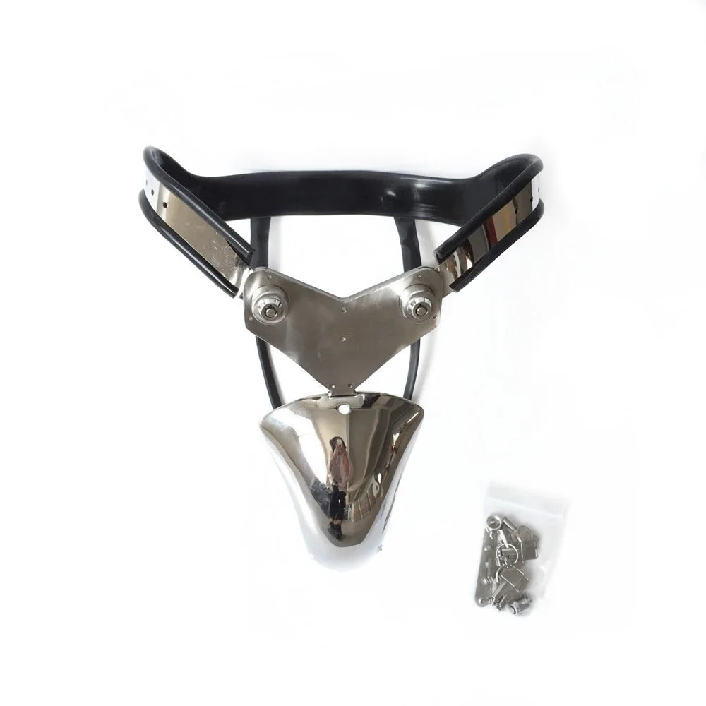 Male Iron Underwear Pressure-Lock Chastity Belt Chastity Lock Adult Alternative Infidelity Prevention BDSM Couple Sex
