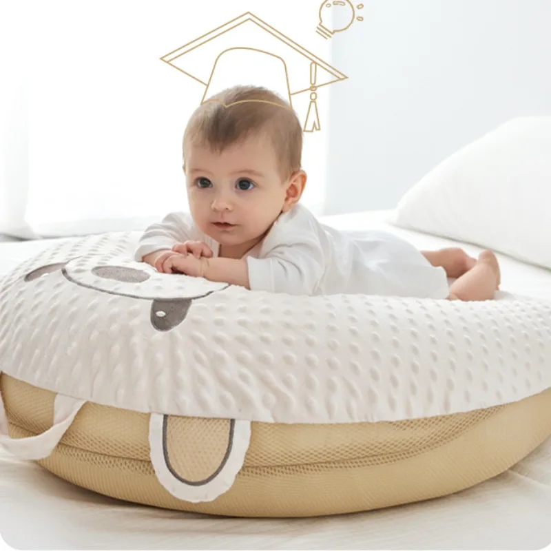 Baby Anti Spitting Slope Cushion, Anti Overflow Choking Slope Pillow, Newborn Lying Cushion,Feeding Baby Pillows Baby Essentials