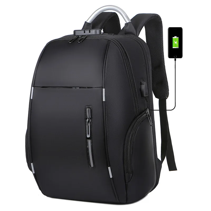 Mochila de viaje para hombre, mochilas antirrobo de gran capacidad con carga USB para hombre de negocios, mochilas para ordenador de 15 pulgadas para hombre