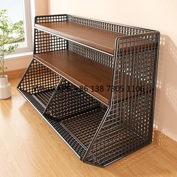 

Shelf Desktop Storage Kitchen Dining Table Shelf Multi-layer finishing Tea bag box Coffee table Water cup holder