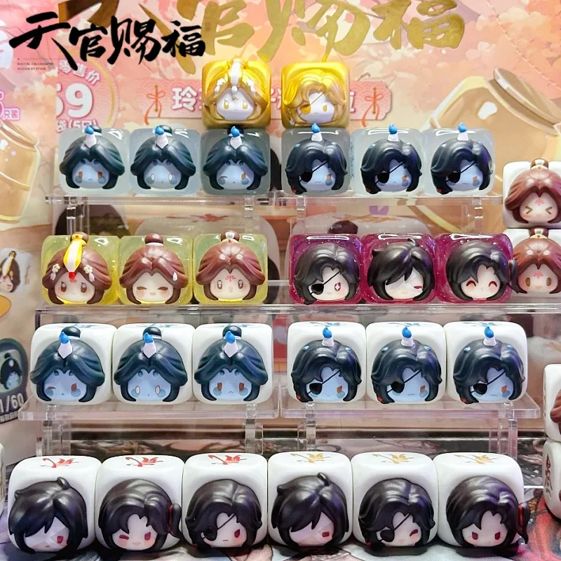 

Подлинная небесная официальная благословение Linglong Dice слепая сумка Xie Lian Hua San Lang Tai Zi Yuechen сюрприз мини-модель милые игрушки в подарок