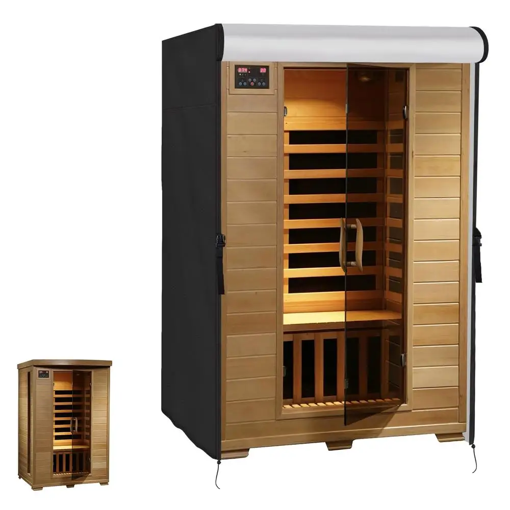 Sauna Room Cover Outdoor Wood Sauna Dynamic Sunlighten Protection