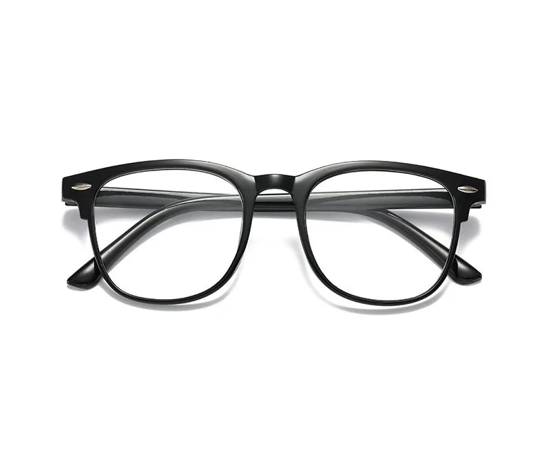 Fashion Transparent Anti Blue Light Computer Glasses Frame Women Men Round Eyewear Blocking Glasses Optical Spectacle Eyeglass
