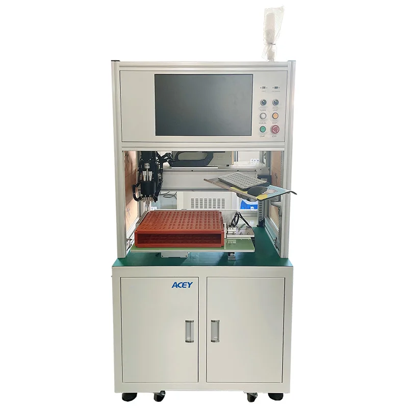 18650 21700 26650 32700 Single Sided Spot Welder Lithium Ion  Pack Spot Welding Machine With PC view 2
