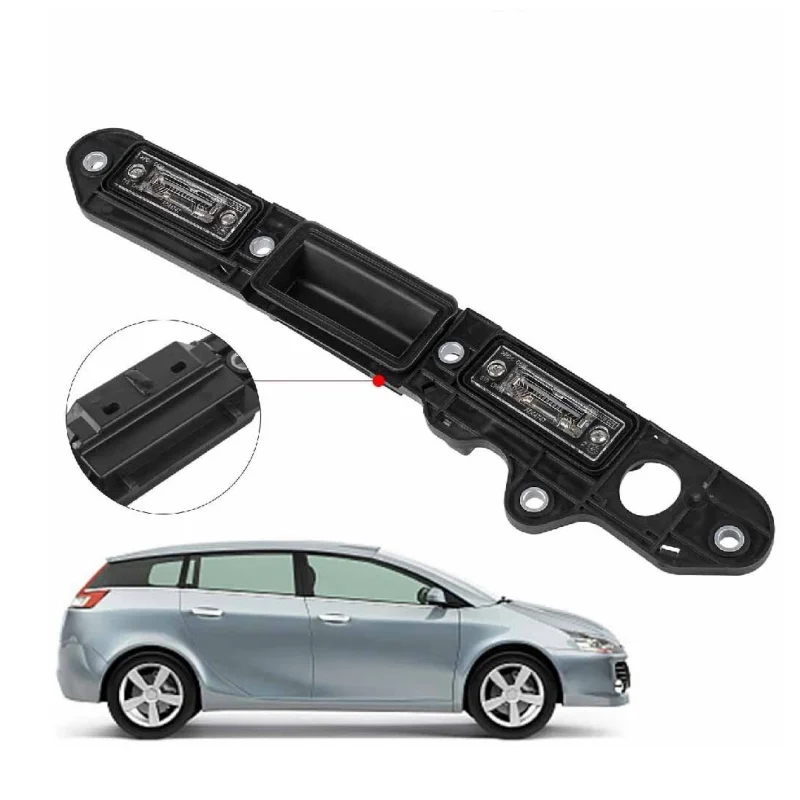 

Car Rear Tailgate Trunk Lid Handle With License Plate Lamp Light For VW Golf Plus Passat B6 Touran Jetta 1T0827574L 1TD827574A