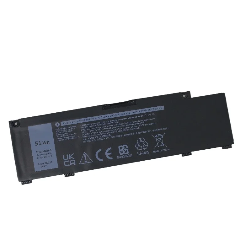 2 قطعة ل Dell G3 15 3500 3590 3790 G5 15 5500 P89F انسبايرون 5490 51WH 266J9 11.4v 4255mAh البطارية #2
