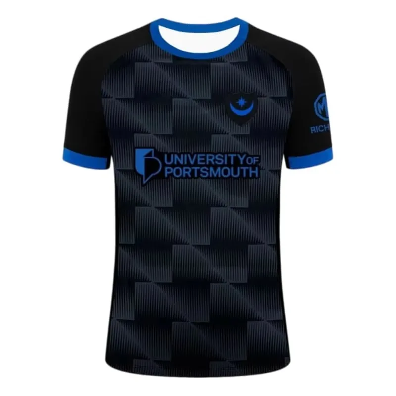 New 2026 Portsmouth FC 26-27 Season Home & Away Kits – Breathable T-Shirts for Adults & Children (Fan Apparel / Family Matching)