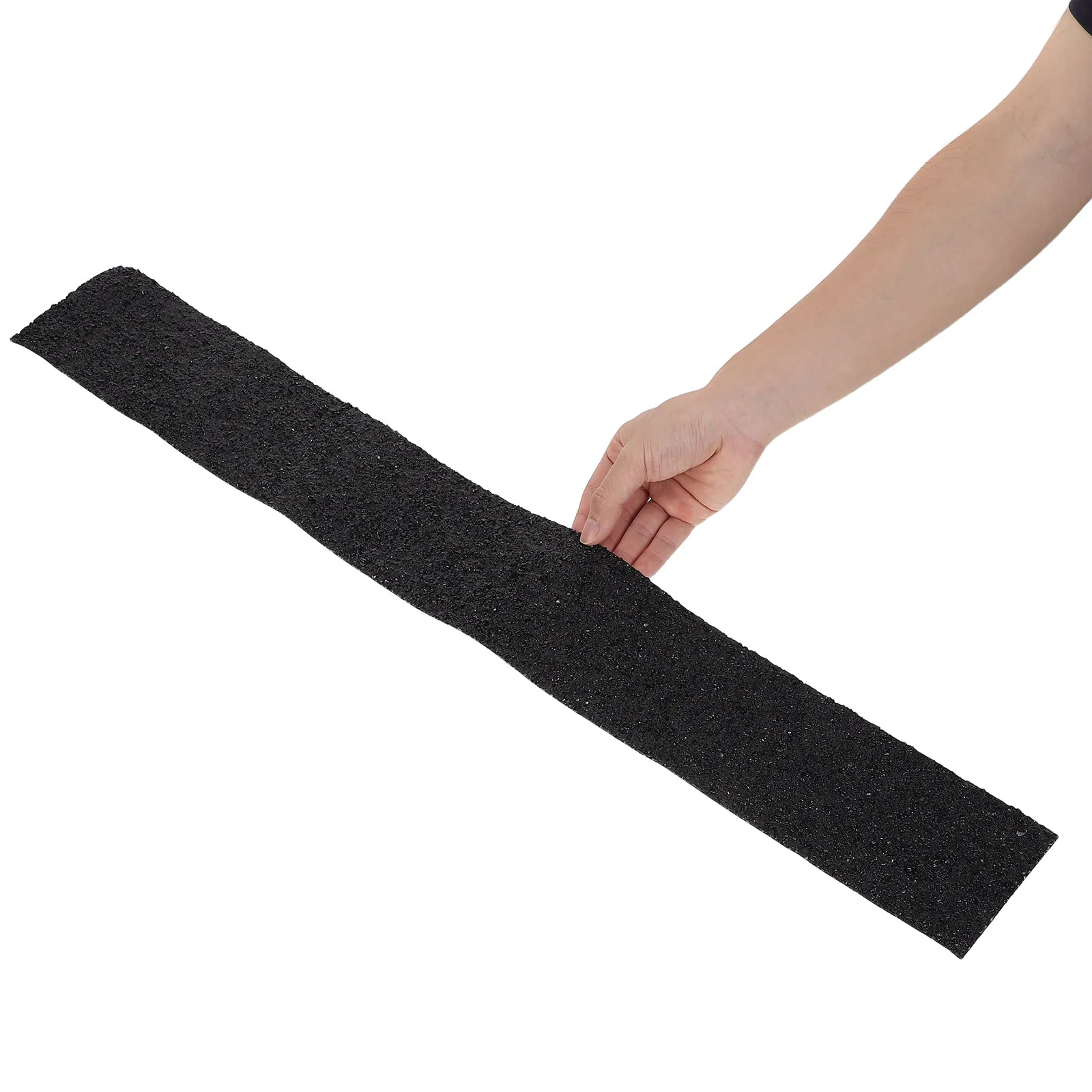 4Pcs Self Adhesive Rubber Granule Non Slip Stair Tread Strips Heavy Duty Grip Tape Indoor Outdoor Anti Skid Grip Stickers