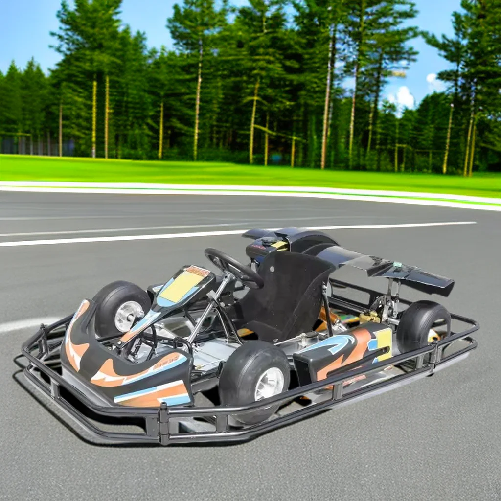 

Новый дизайн, гоночный картинг для взрослых, защитный бампер, 52 км/ч, газовая мощность, картинг для взрослых на продажу