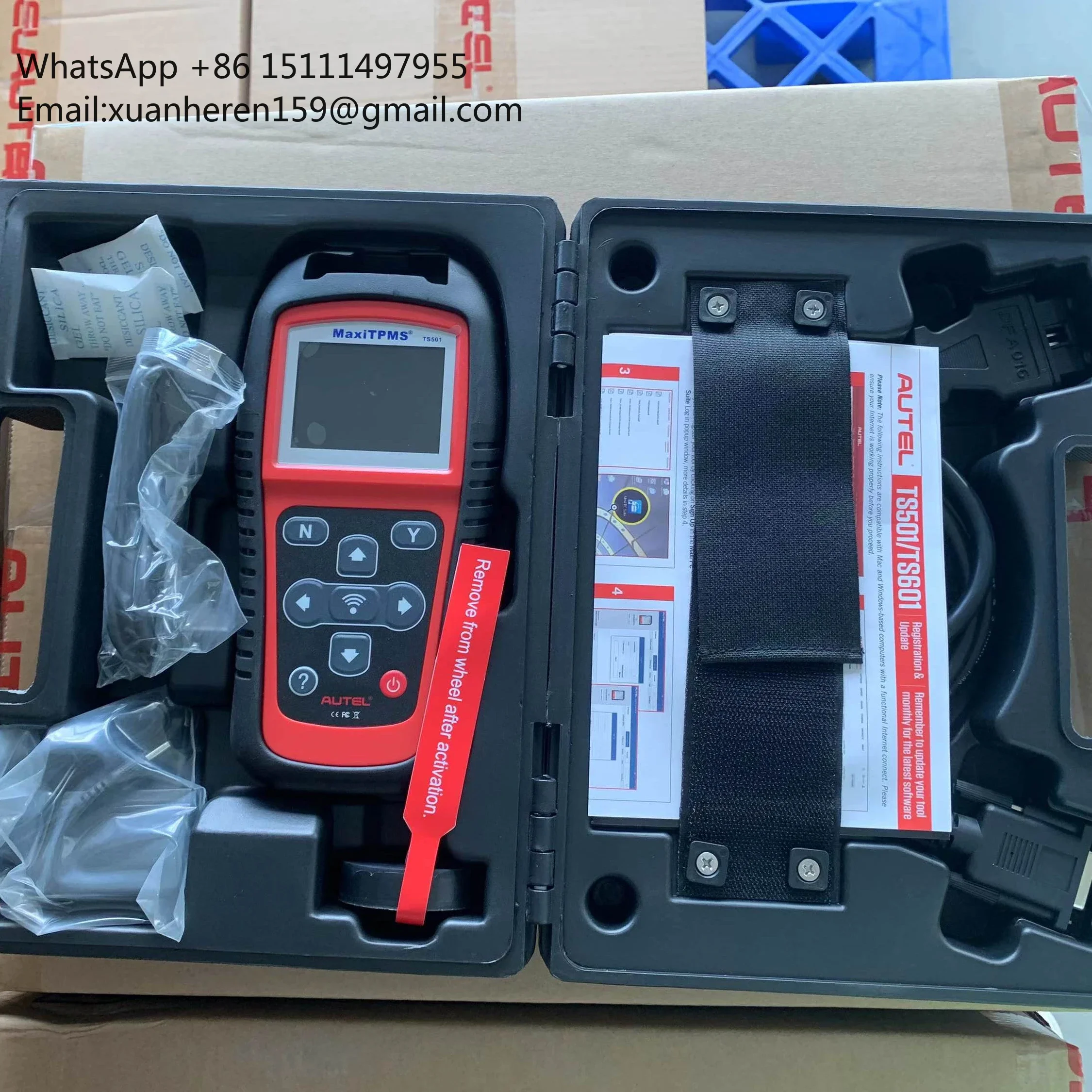 

Программируемый универсальный датчик TPMS Autel 315/433 МГц, программатор Maxitpms TS501 OBD TPMS