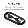 VITURE Ein Zubehör, magnetisches Datenkabel, Länge 1,2 Meter, kompatibel mit USB-C-Geräten 2