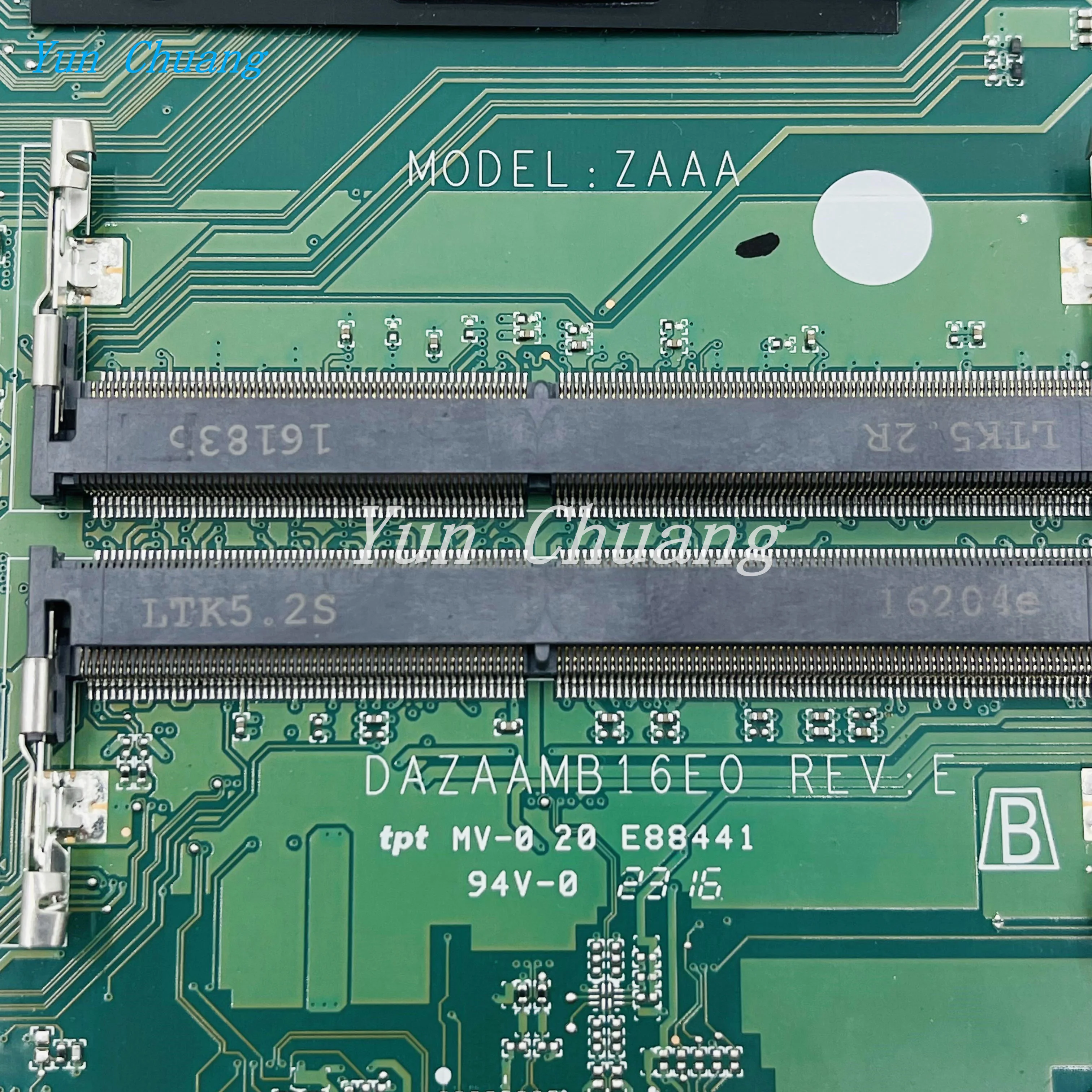 Imagem -05 - Placa-mãe do Portátil Acer Aspire E5575 F5-573g E5-575g F5-573 P259 Zaa X32 i3 i5 I77500u Cpu Dissipador Ddr4 Dazaamb16e0