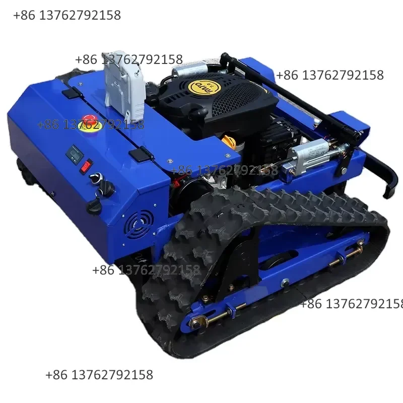 【2026】 Factory Direct 9HP Remote Control Industrial/Craft DIY Lawn Mower Self-Propelled with 4-stroke Brushless Motor Crawler