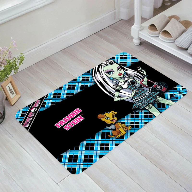 M-Monster Cartoon High Floor Mat Room Rugs Kitchen Rug Carpets Doormat Entrance Door Home Balcony Foot Carpet Mats Bathroom Bath