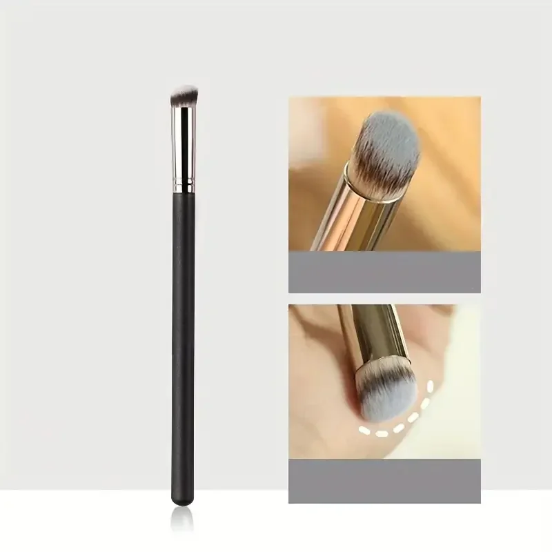 Pincel de corretivo de base por atacado, pincéis de blush de contorno premium, pincel de maquiagem facial denso impecável sob os olhos para mistura