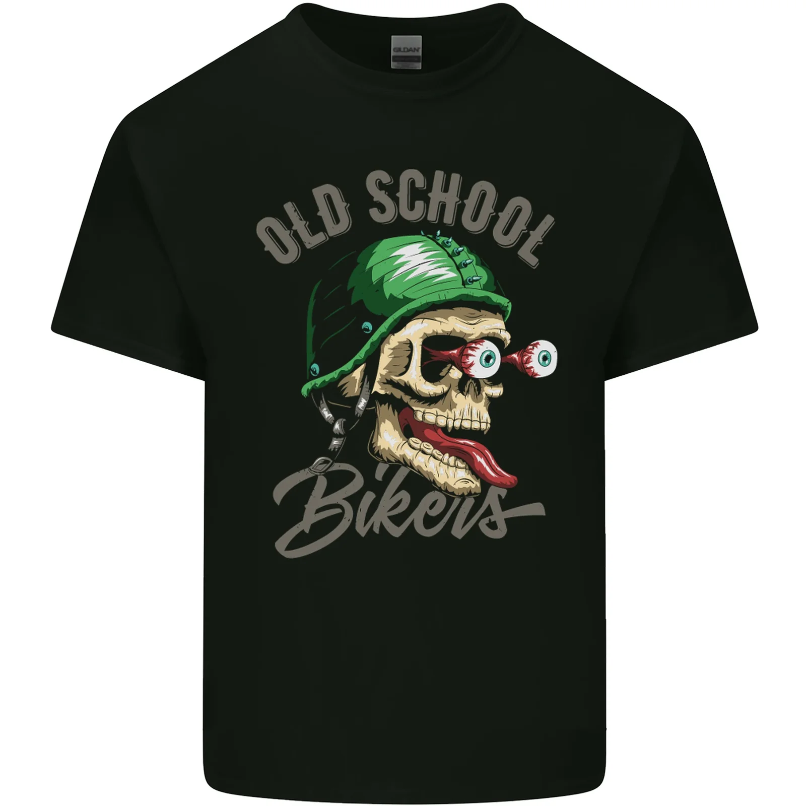 Old School Biker Funny Motorcycle Motorbike Rider T-Shirt 100% Cotton O-Neck Short Sleeve Casual Mens T-shirt Size S-3XL