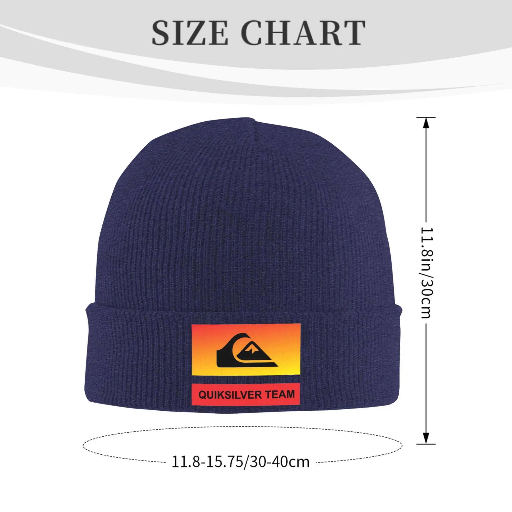 Simple symbol triangle Surfing (Quiksilver ) Winter Skullies Beanies Hat Warm Autumn Knitted Hats Bonnet Caps for Women Men
