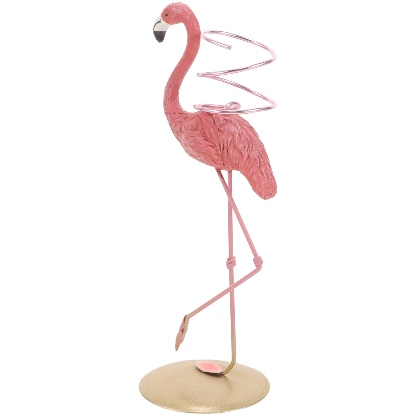 

Air Pineapple Rack Plant Holder Flamingo Design Succulent Planter Iron Stand for Air Plants Home Office Decor Tabletop Display
