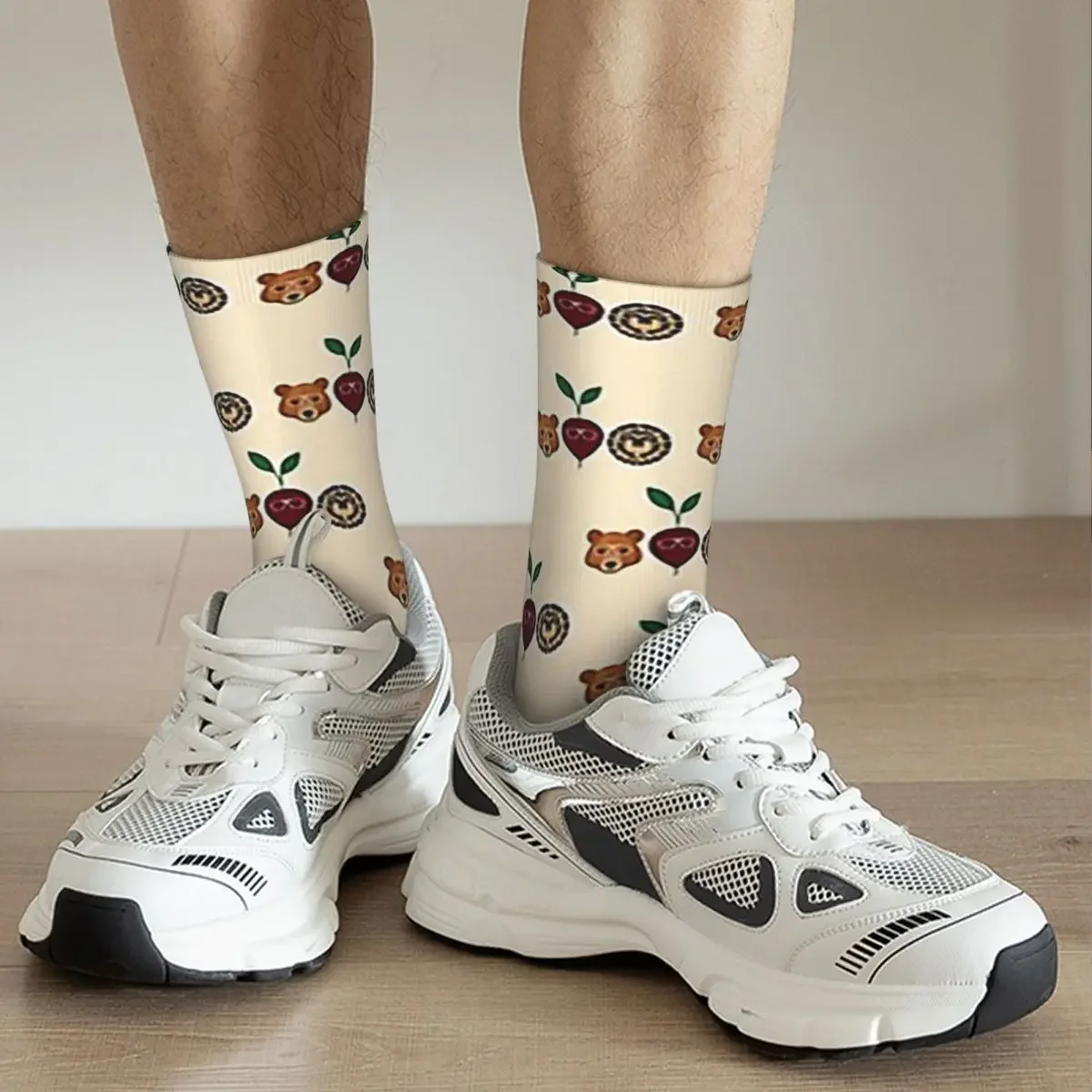 Bären Rüben Battlestar Socken Harajuku super weiche Strümpfe die ganze Saison lang Socken Zubehör für Unisex Geburtstags geschenk