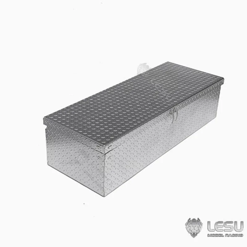 1/14th Scale Tool Box LESU Metal Battery Box Toolbox Toolkit for 1/10 RC Off-road Vehicles 4*4 RAVE-UM406 DIY Model Accessory