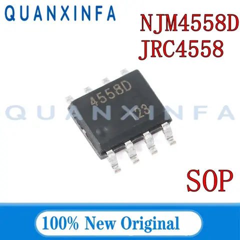 NJM4558D SOP 4558D 10-100PCS NJM4558D SOP 4558D JRC4558D NJM4558