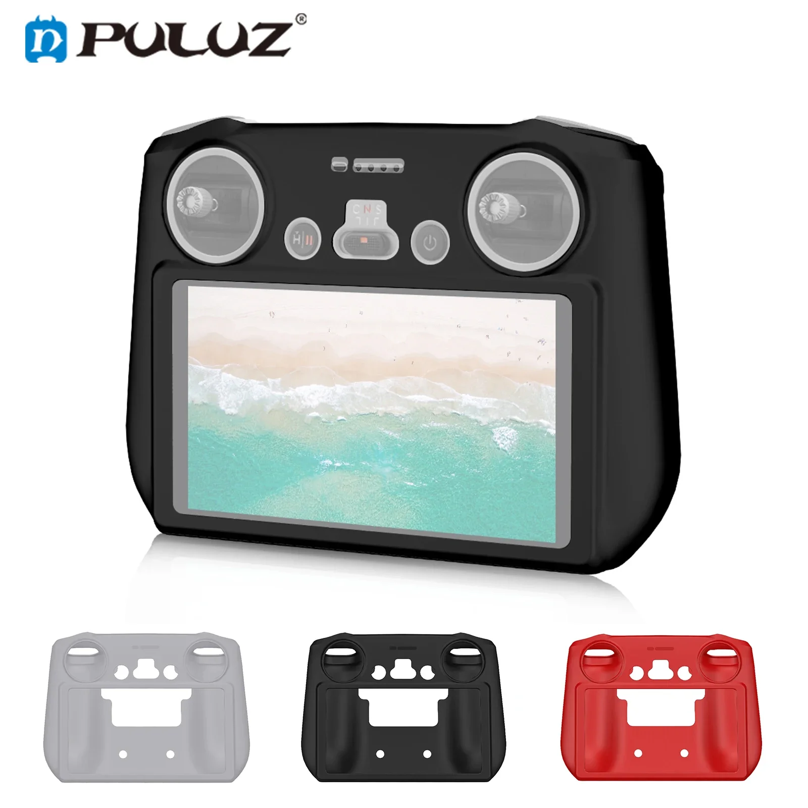 PULUZ für DJI Mini 4 Pro / Air 3 Fernbedienung / DJI RC 2 mit Bildschirm-Silikon-Schutzhülle