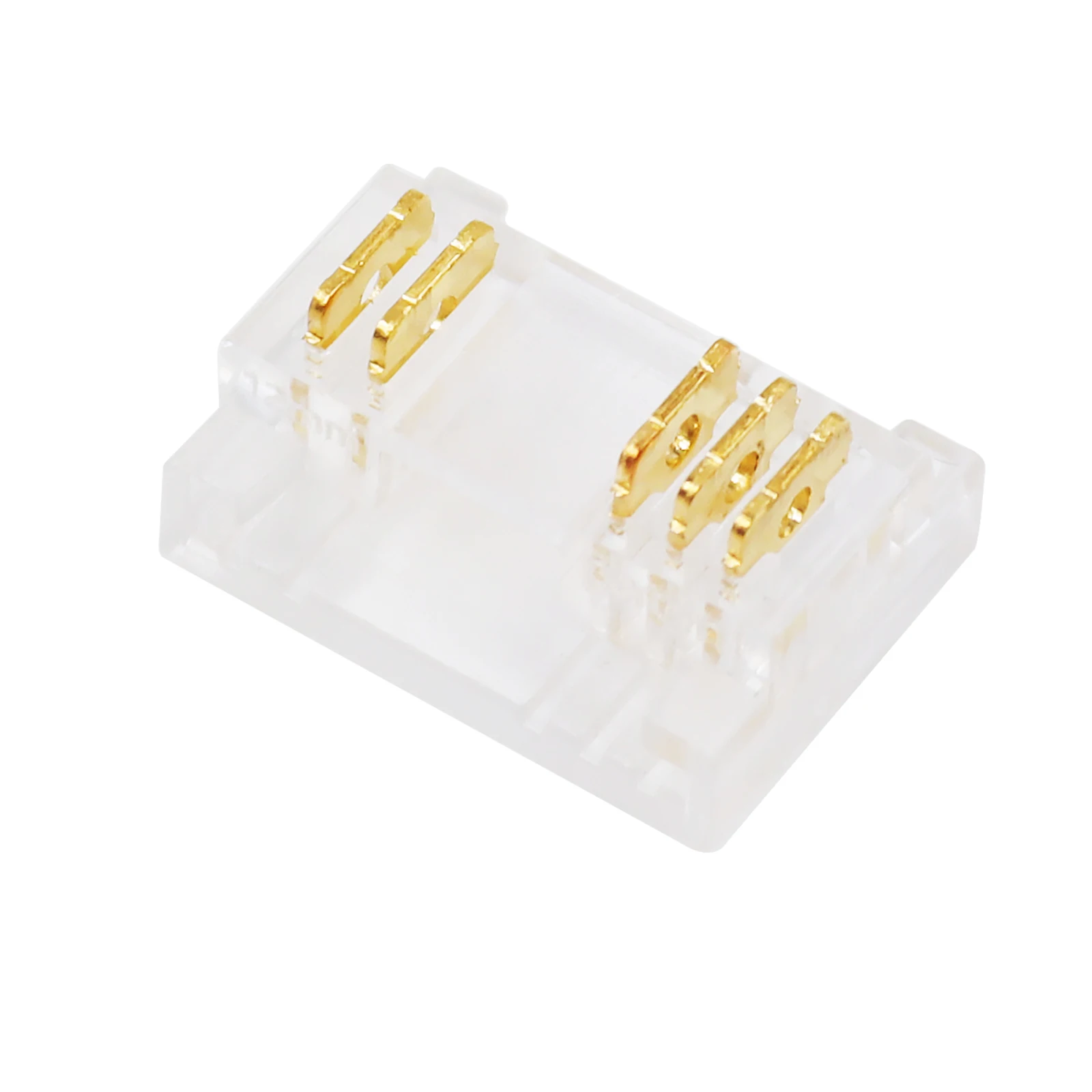 5Pin COB Strip Connector Extension Wire Solderless Adapter 200/100/50/20Pcs L/I Shape Corner Connector for High Density RGBW COB