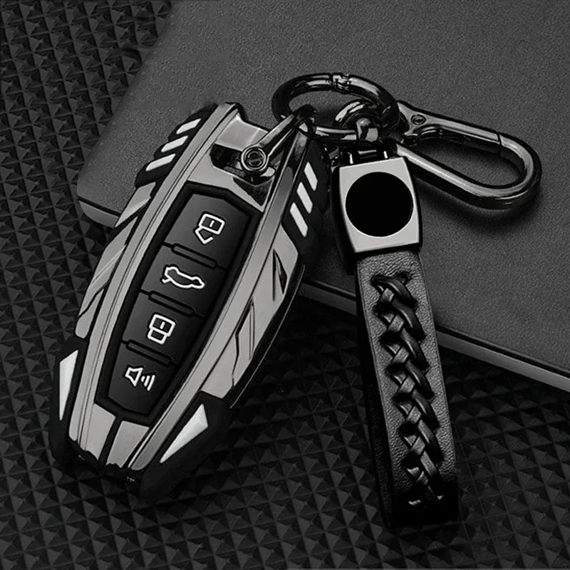 Zinc Alloy Key Case For Haval F7x H6 2023 Accessories Car Key Cover For Haval Jolion Joico Jollein F7 H6 Jolyon F7H Dargo