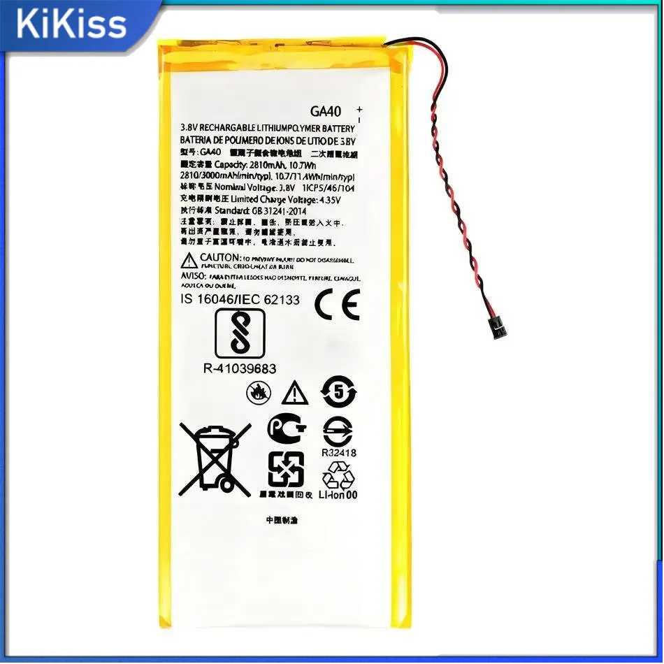 

GA40 For Motorola Moto G4 G4plus XT1625 XT1622 XT1644 XT1643 Long-Lasting Performance 3000Mah Mobile Phone Battery