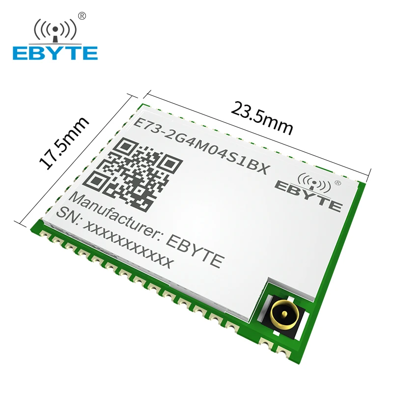 nRF52832 Modulo BLE 4.2/5.0 Modulo Bluetooth Antenna IPEX da 2,4 GHz EBYTE E73-2G4M04S1BX Trasmettitore SMD Modulo wireless rf