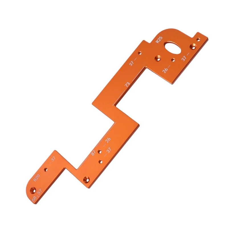 Molde recorte herramienta para forma a bordes aluminio, adecuado para materiales madera y plástico en del hogar,