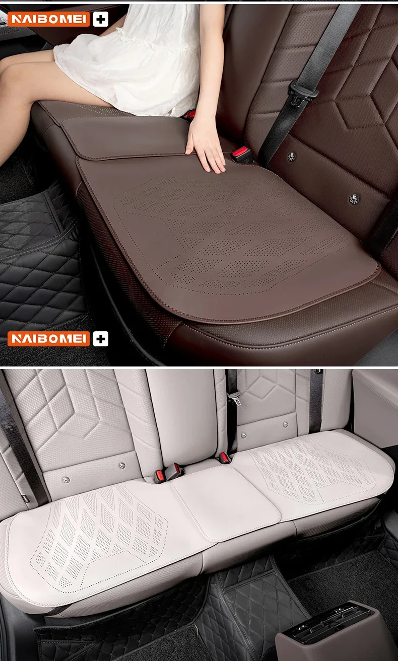 Nappa-Leder Autositzkissen, Rutschfeste Ganzjahres-Autositzauflage, Für Deepal S7 S07 SL03 S05 G318 2025 2026, Auto-Zubehör – Detail 20