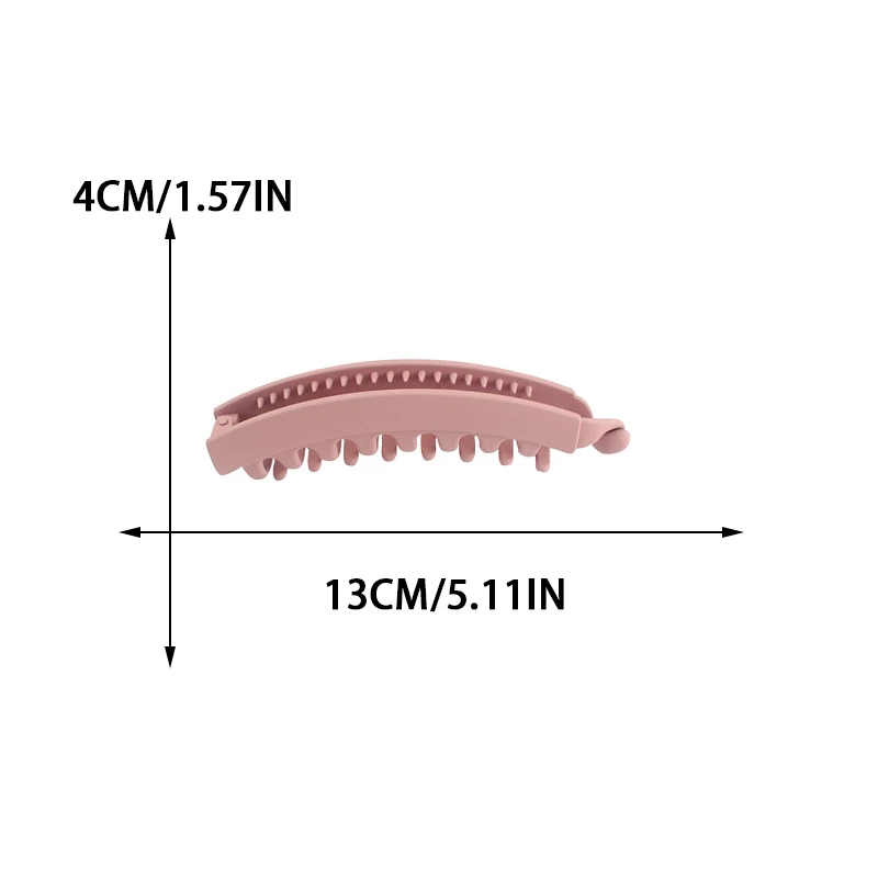 مشبك شعر كبير من الأكريليك على الموضة للنساء، إكسسوارات شعر على شكل ذيل حصان عالي للفتيات