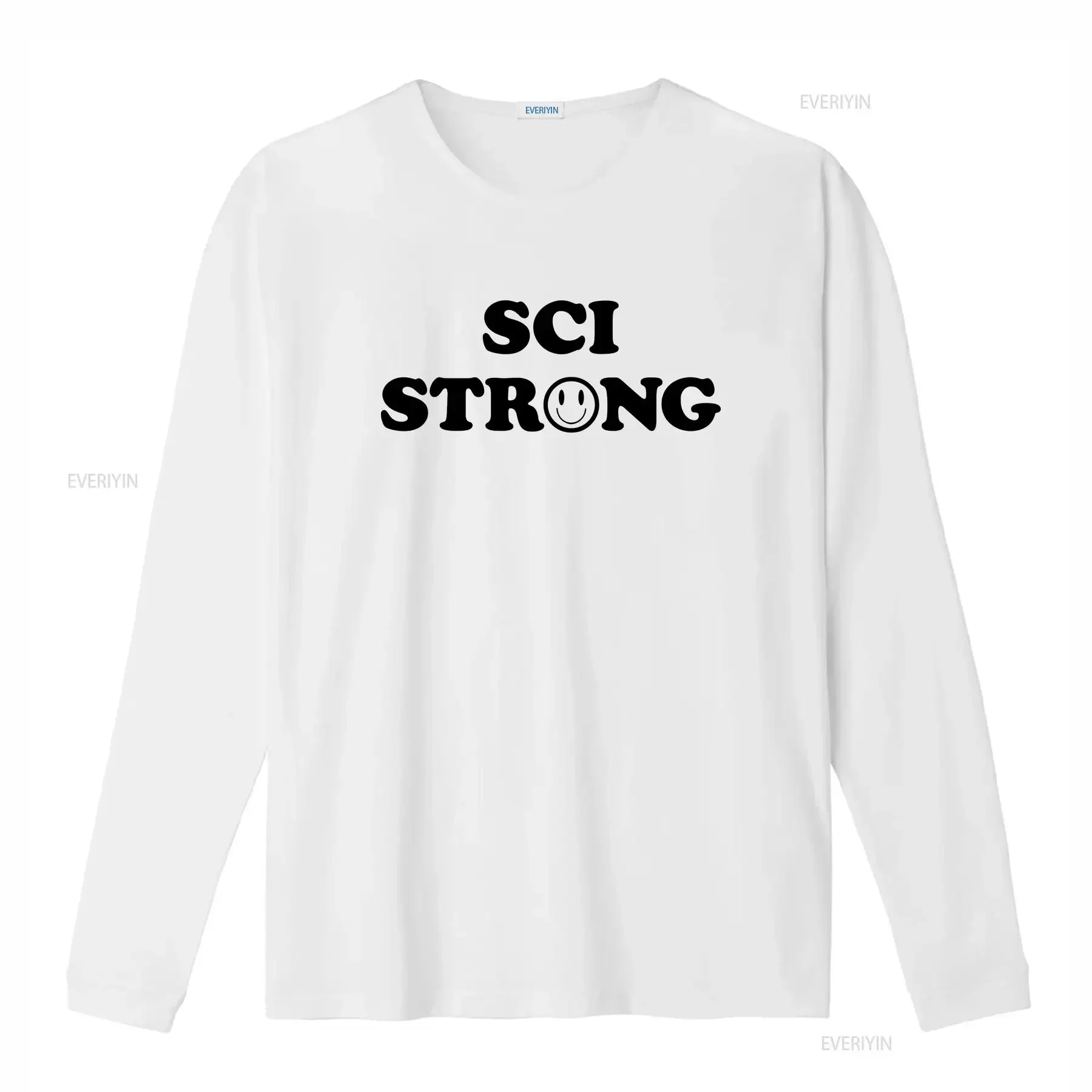 قميص SCI لإصابة الحبل الشوكي T عتيق برسومات مغسولة ومتعددة الاستخدامات ملابس مصممة للجنسين للارتداء اليومي #2