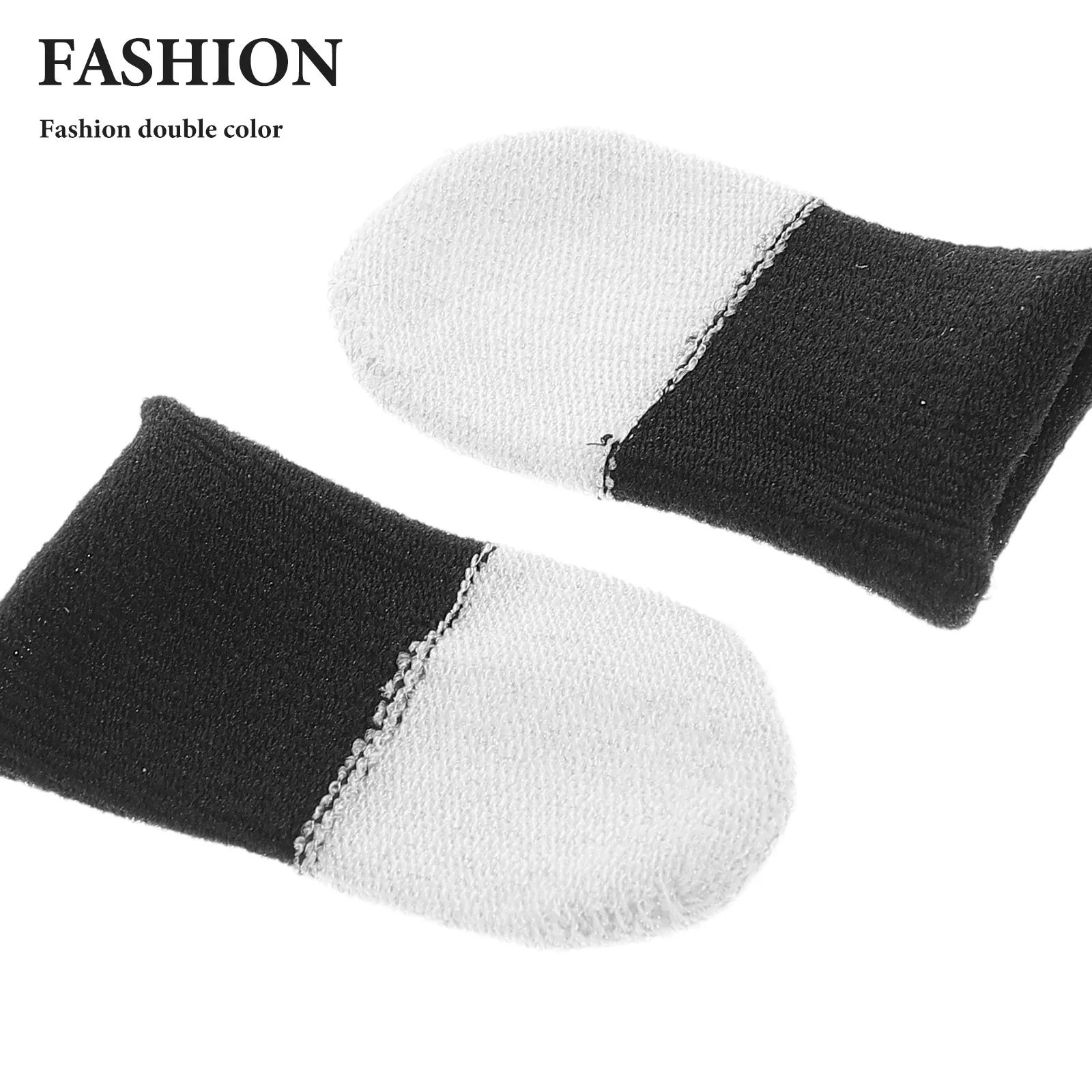 20 قطعة أكمام إصبع الألعاب تنفس المضادة للعرق الإبهام يغطي للهاتف المحمول شاشة تعمل باللمس عملية سلسة رقيقة جدا المزدوج #3