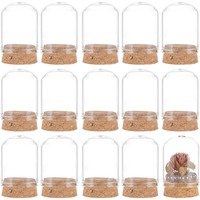 30 Pack 15ml Glass Jars Bottles Glass Display Cloche Dome Decoration Bottles 1.5x1.1\