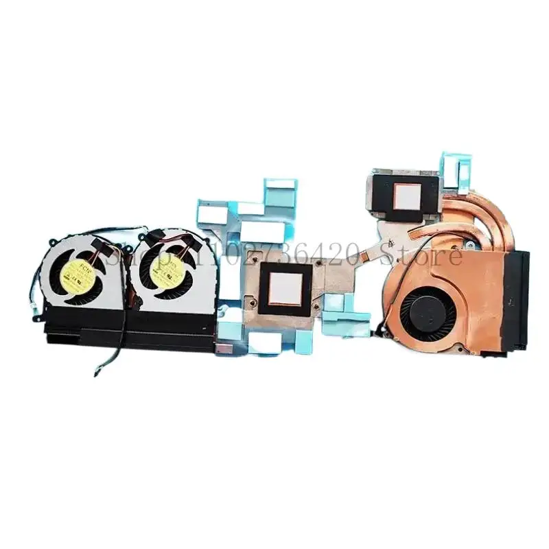 

€ NEW CPU Cooling Fan GPU FAN heatsink Thermal module For CLEVO P650 6-31-P65S2-102 6-31-P 65S2-103 P671RP6-G P6-781S1NR =/