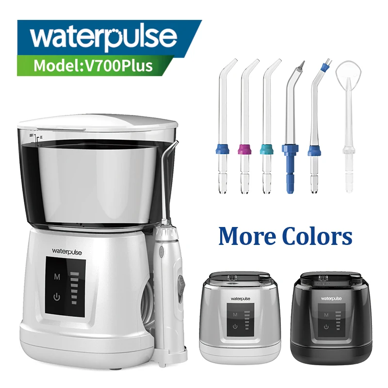 Waterpulse V700Plus Touch Screen Water Flosser Dental Irrigator Oral Cleaner With Massage Function CE Certification