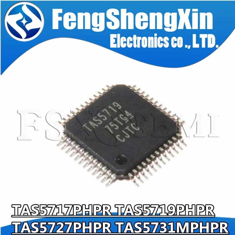 

5pcs TAS5717PHPR TAS5717 TAS5719PHPR TAS5719 TAS5727PHPR TAS5727 TAS5731MPHPR TAS5731M QFP Chips